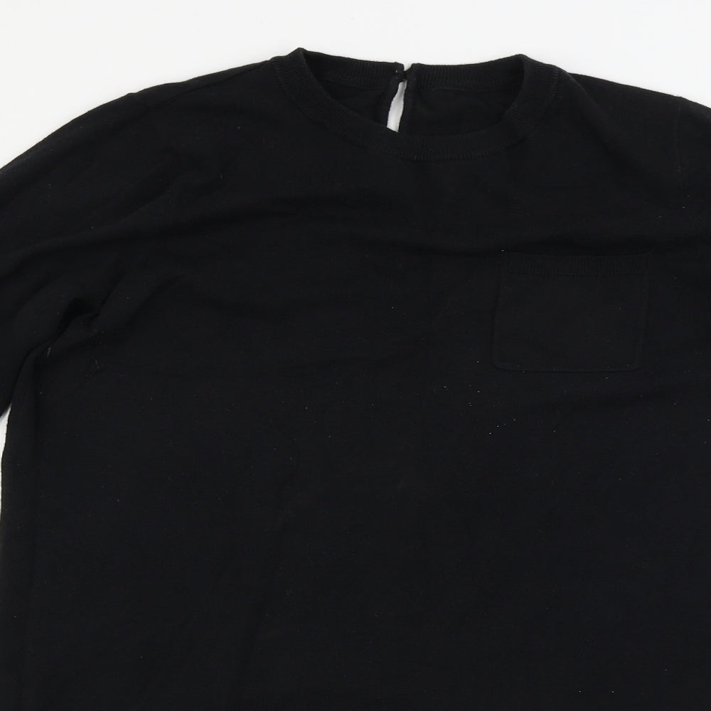 Womens UK Size 10 NEXT Black Pullover Jumper