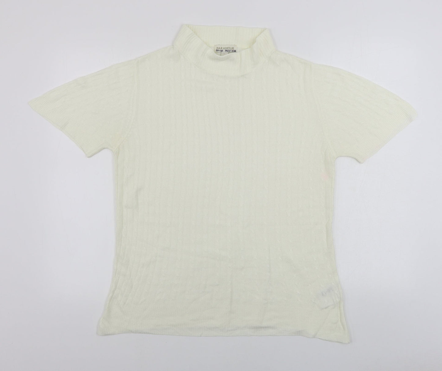 Womens UK Size L paramour Beige Pullover Jumper