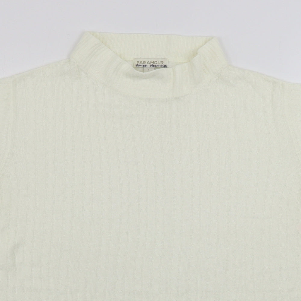 Womens UK Size L paramour Beige Pullover Jumper