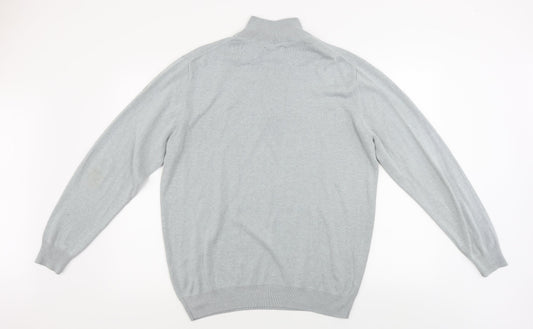 palm grave Womens Grey   Henley Jumper Size L