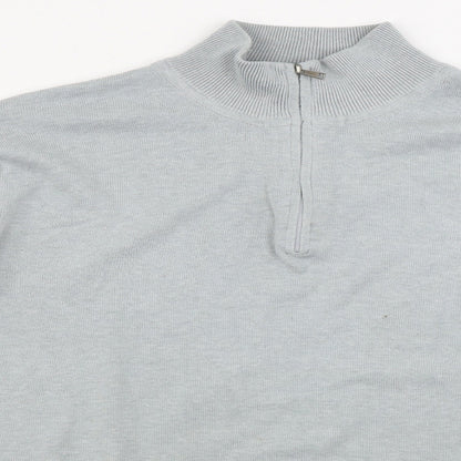 palm grave Womens Grey   Henley Jumper Size L