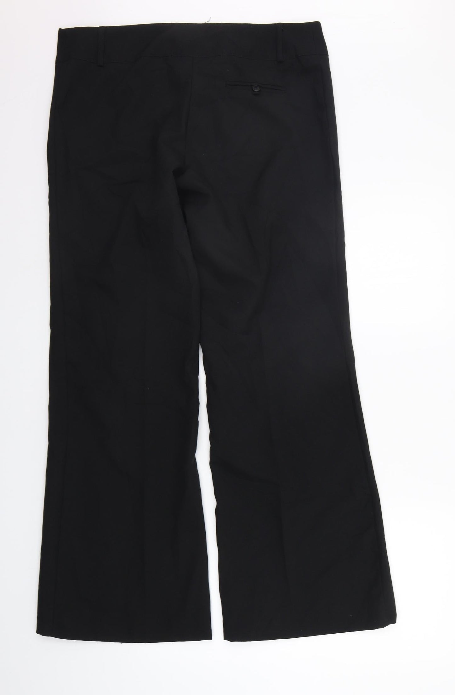 Womens UK Size 14 Internacionale Regular Fit  Black Trousers