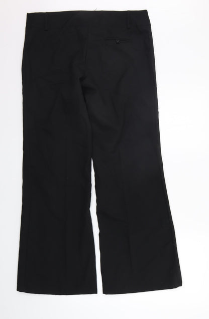 Womens UK Size 14 Internacionale Regular Fit  Black Trousers
