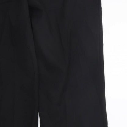 Womens UK Size 14 Internacionale Regular Fit  Black Trousers