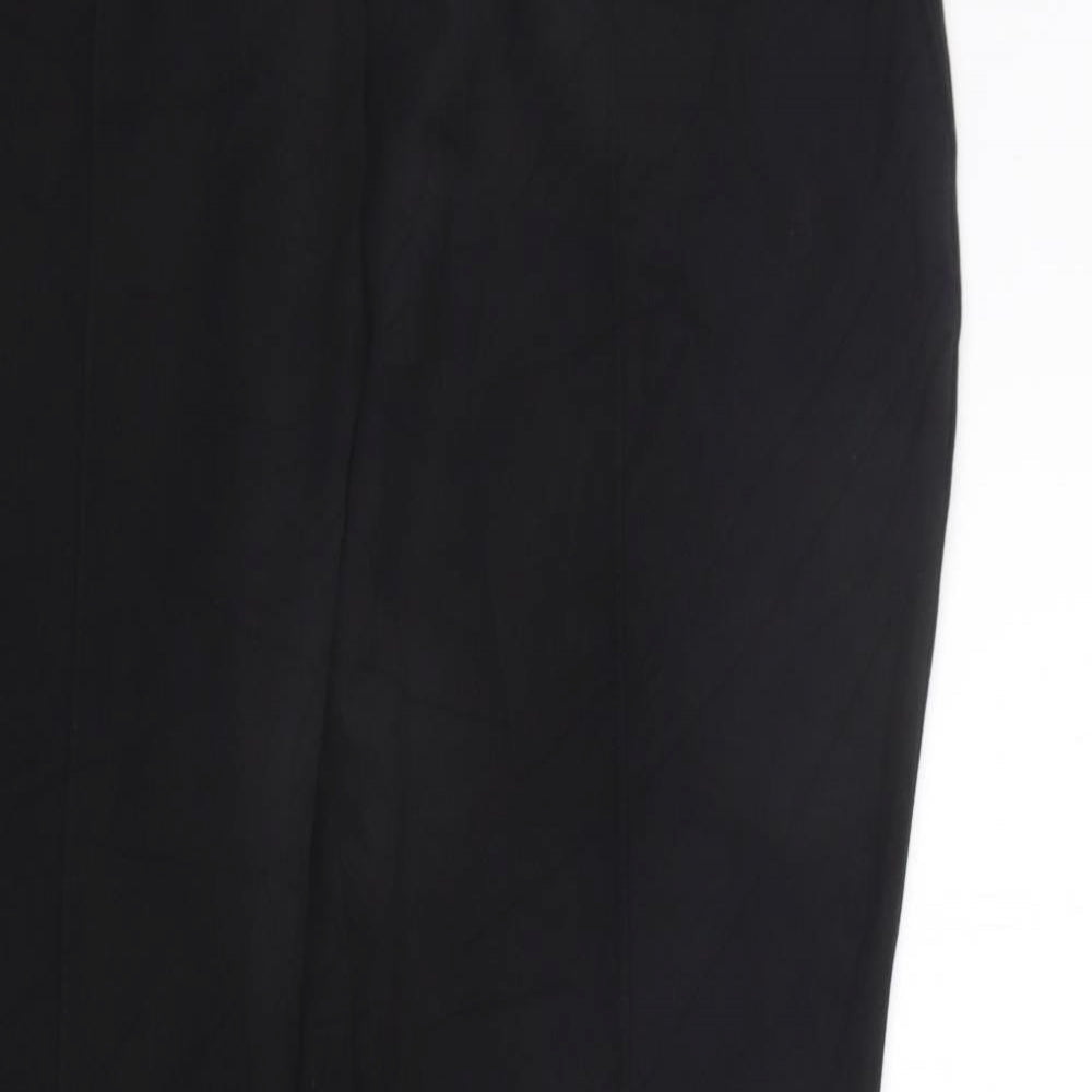 Womens UK Size 16 F&F Regular Fit  Black Trousers