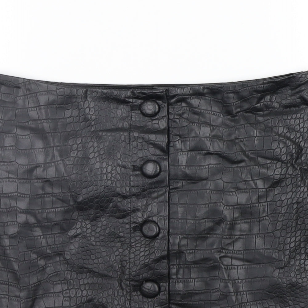 Primark Womens Black   A-Line Skirt Size 10