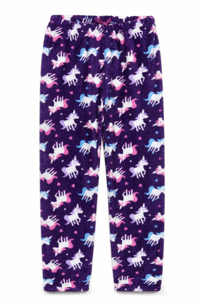 selena girl Girls Purple Geometric  Top Pyjama Pants Size 11-12 Years  - Elasticated Waist