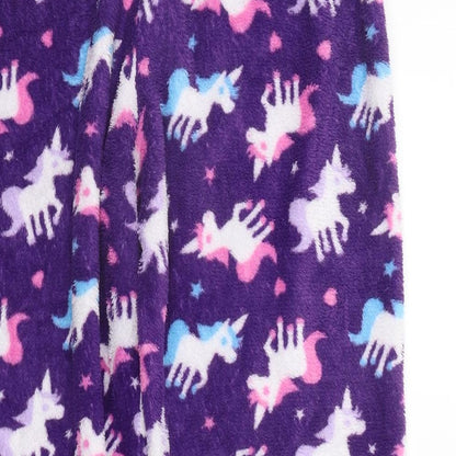 selena girl Girls Purple Geometric  Top Pyjama Pants Size 11-12 Years  - Elasticated Waist