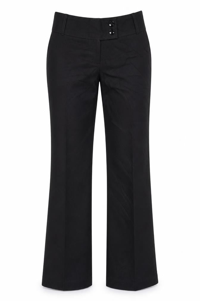 Womens UK Size 10 F&F Regular Fit  Black Trousers