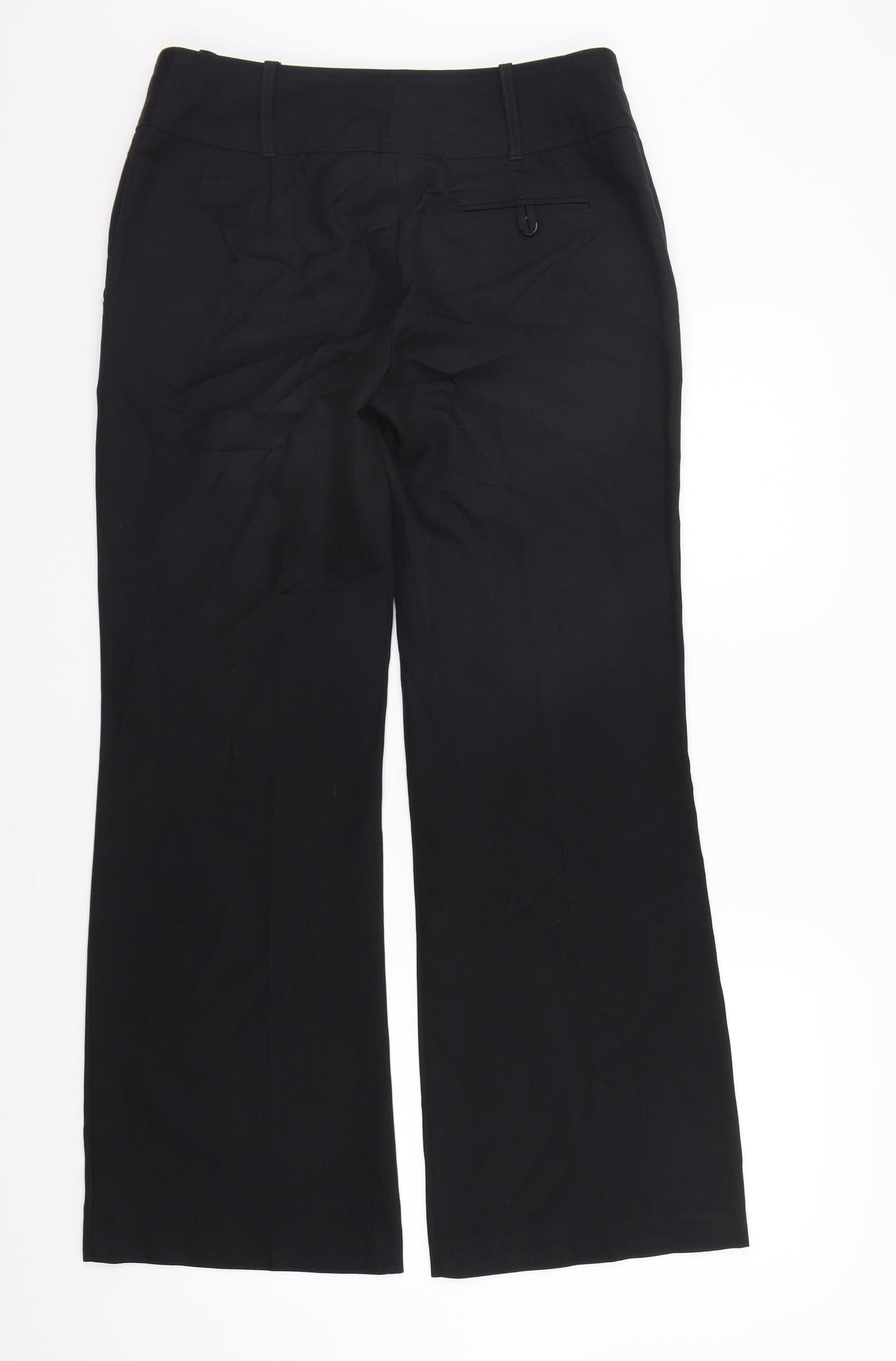 Womens UK Size 10 F&F Regular Fit  Black Trousers