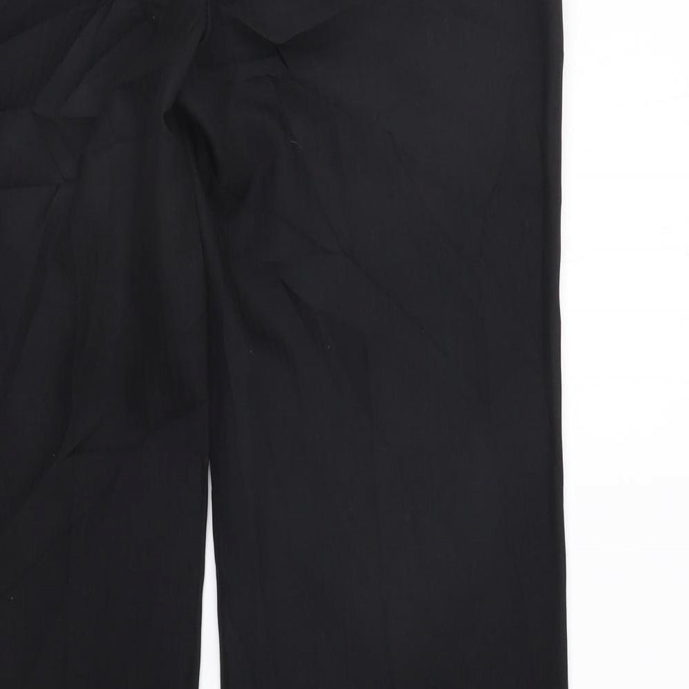 Womens UK Size 10 F&F Regular Fit  Black Trousers