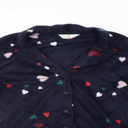 Marks and Spencer Womens Blue Geometric  Top Pyjama Top Size M