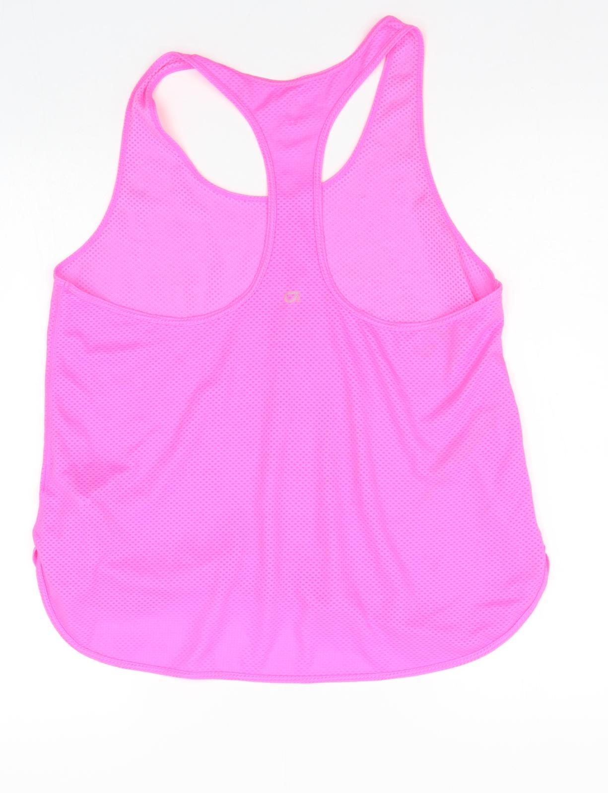 Womens UK Size L Gap Pink Basic Tank