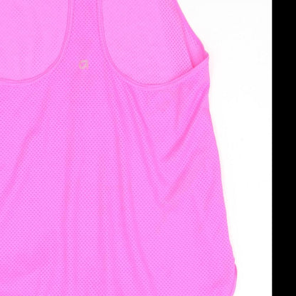 Womens UK Size L Gap Pink Basic Tank