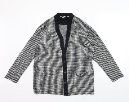 Womens UK Size 10 BHS Grey Cardigan Jumper