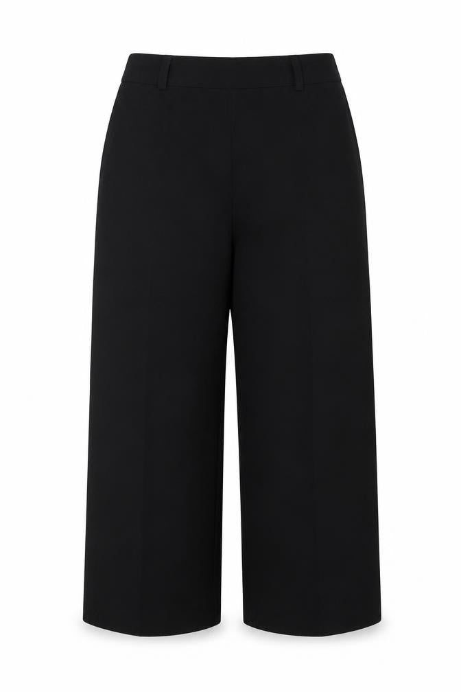 Womens UK Size 14 Preworn Regular Fit  Black Trousers