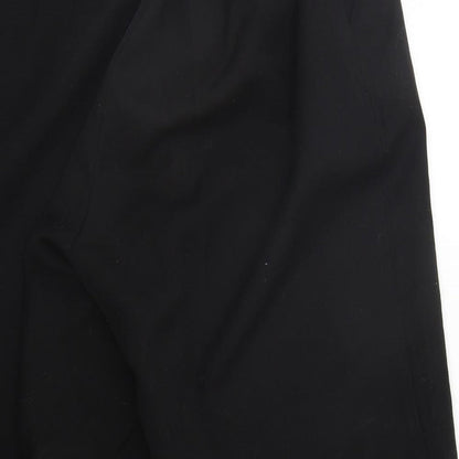 Womens UK Size 14 Preworn Regular Fit  Black Trousers
