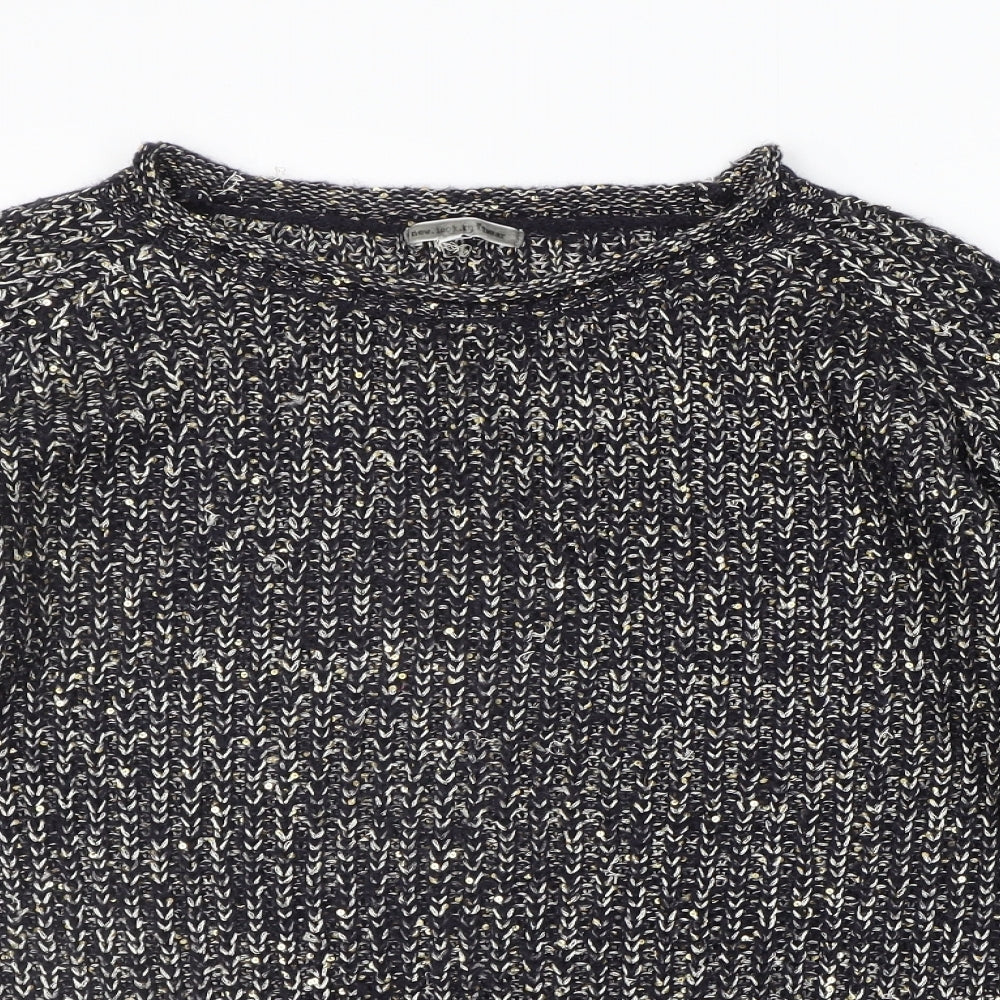 Womens UK Size L New Look Blue Pullover Jumper