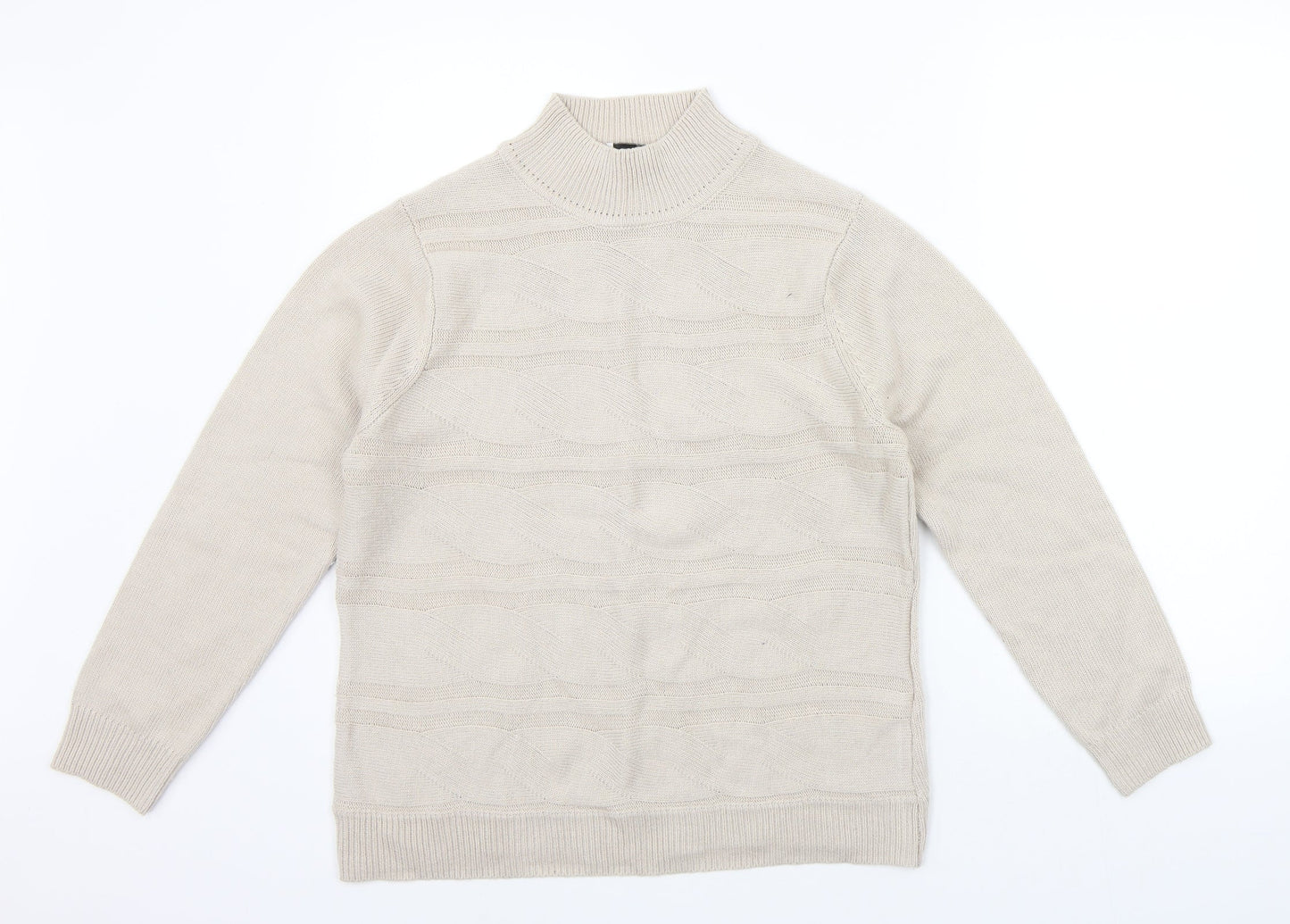 Womens UK Size 14 NEXT Beige Pullover Jumper