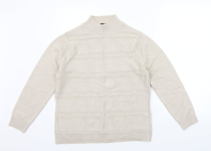 Womens UK Size 14 NEXT Beige Pullover Jumper