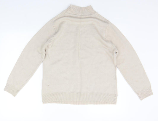 Womens UK Size 14 NEXT Beige Pullover Jumper