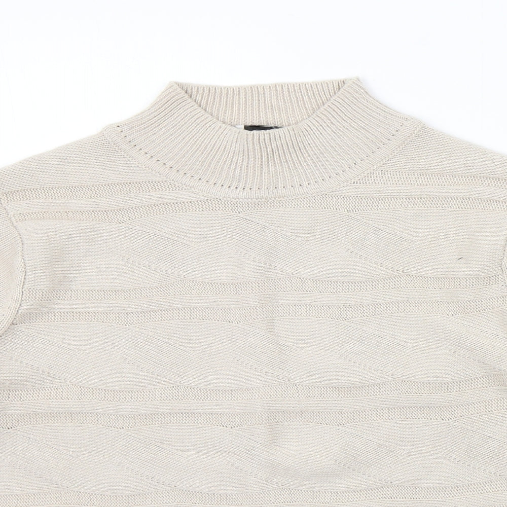 Womens UK Size 14 NEXT Beige Pullover Jumper
