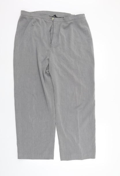 Womens UK Size 16 Paul Seperates Regular Fit  Grey Trousers