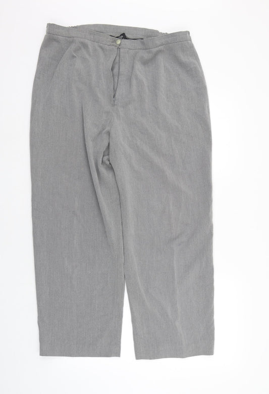 Womens UK Size 16 Paul Seperates Regular Fit  Grey Trousers