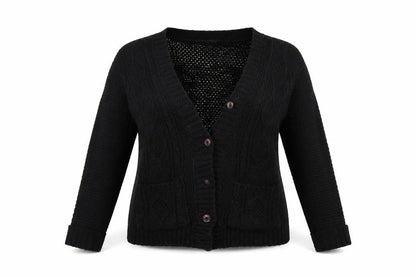 Infiniti Womens Black   Cardigan Jumper Size 2XL