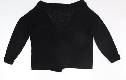 Infiniti Womens Black   Cardigan Jumper Size 2XL
