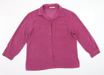 Womens UK Size 2XL M&Co Pink Jacket