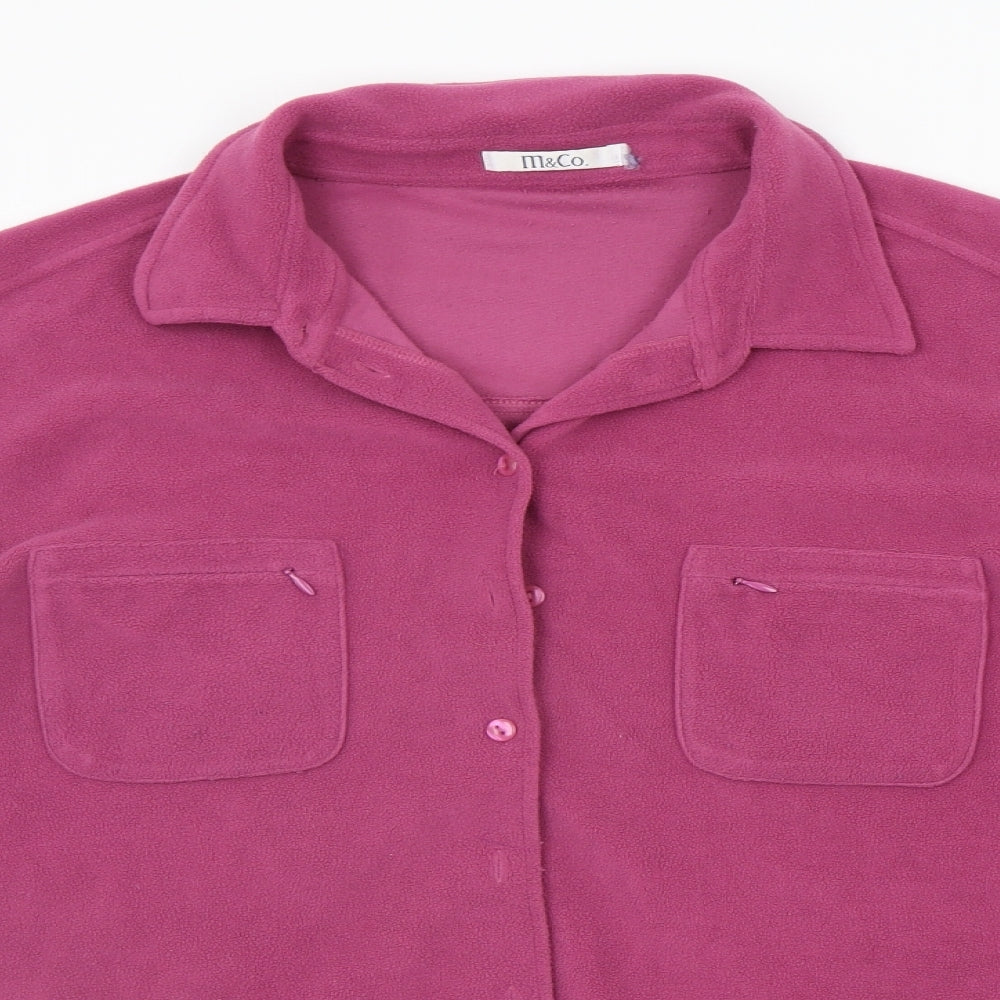 Womens UK Size 2XL M&Co Pink Jacket
