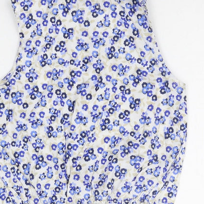 Old Navy Girls White Geometric  Basic Tank Size 2 Years