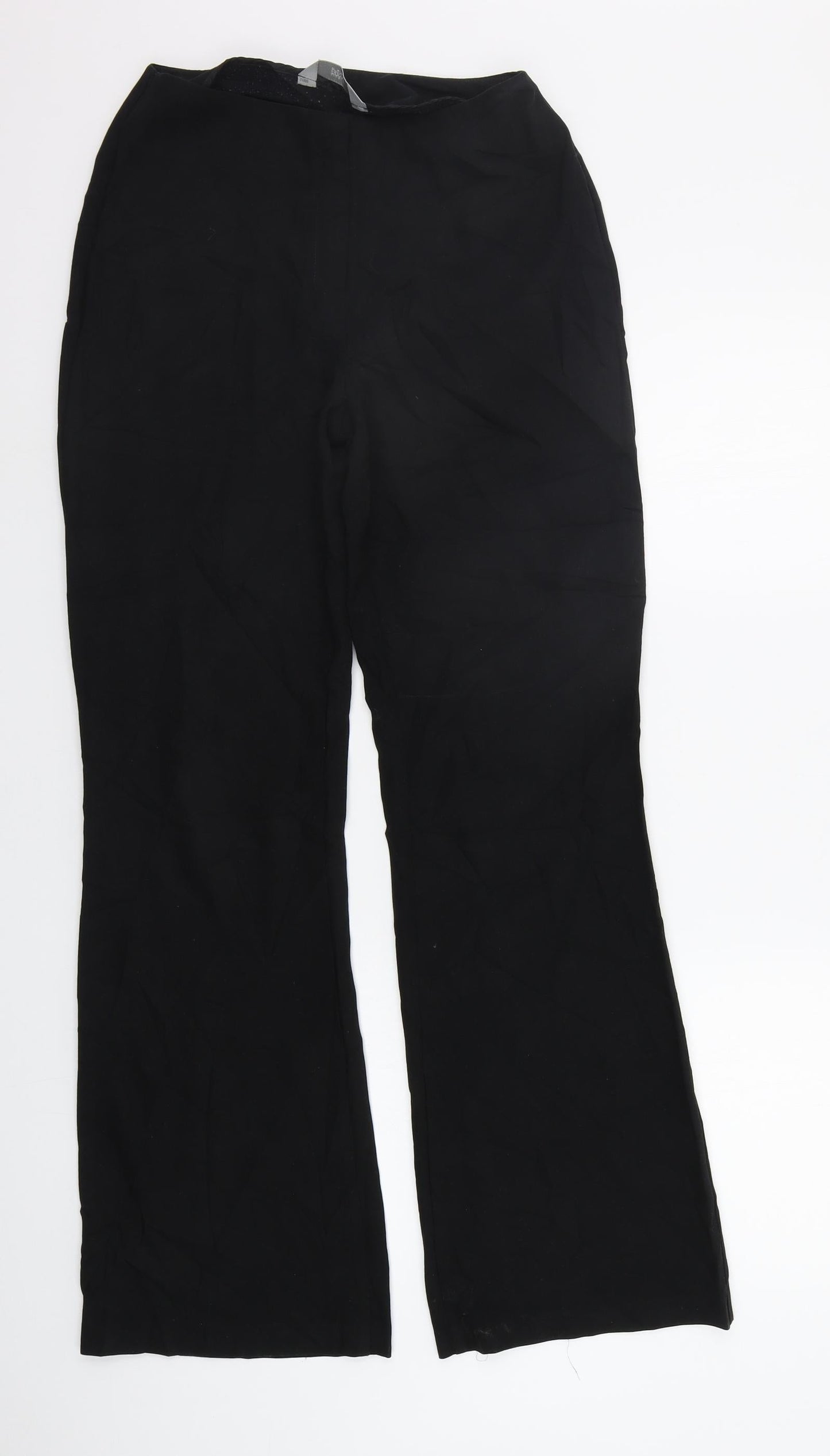 Womens UK Size 8 Marks and Spencer Regular Fit Sweatpants Black Trousers