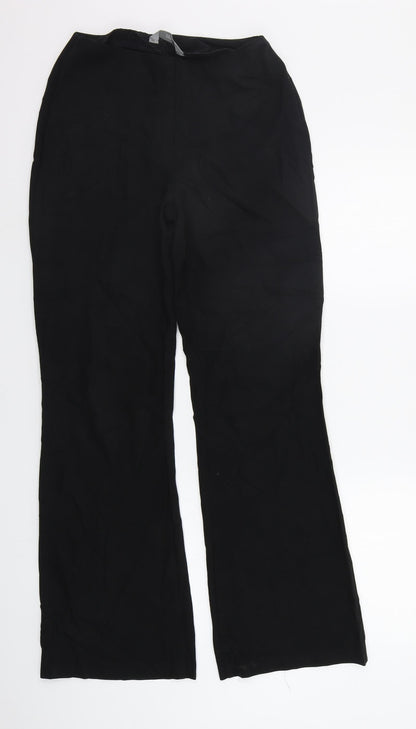 Womens UK Size 8 Marks and Spencer Regular Fit Sweatpants Black Trousers