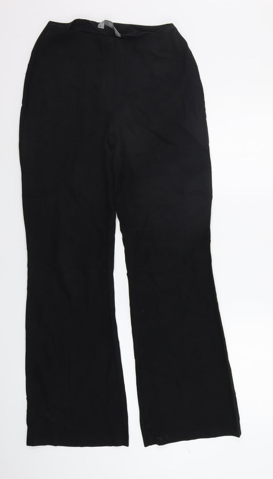 Womens UK Size 8 Marks and Spencer Regular Fit Sweatpants Black Trousers