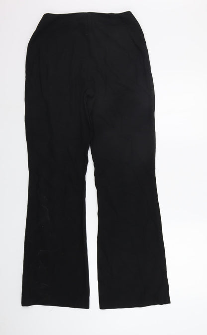 Womens UK Size 8 Marks and Spencer Regular Fit Sweatpants Black Trousers