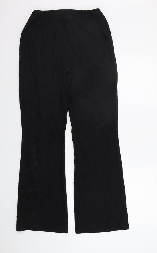 Womens UK Size 8 Marks and Spencer Regular Fit Sweatpants Black Trousers