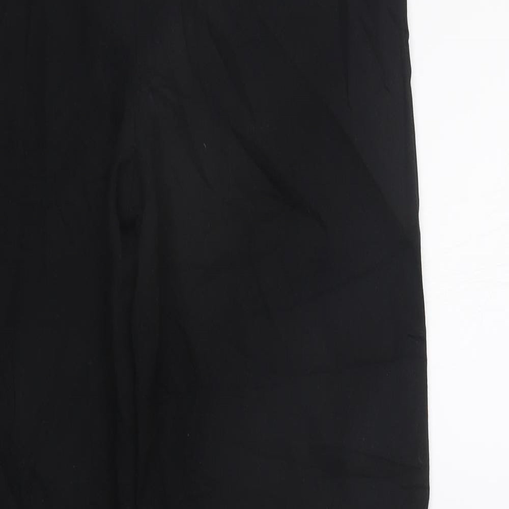 Womens UK Size 8 Marks and Spencer Regular Fit Sweatpants Black Trousers
