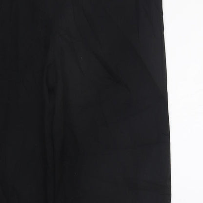 Womens UK Size 8 Marks and Spencer Regular Fit Sweatpants Black Trousers