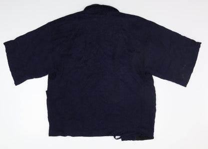 Womens UK Size 6 Topshop Blue Cardigan Jumper