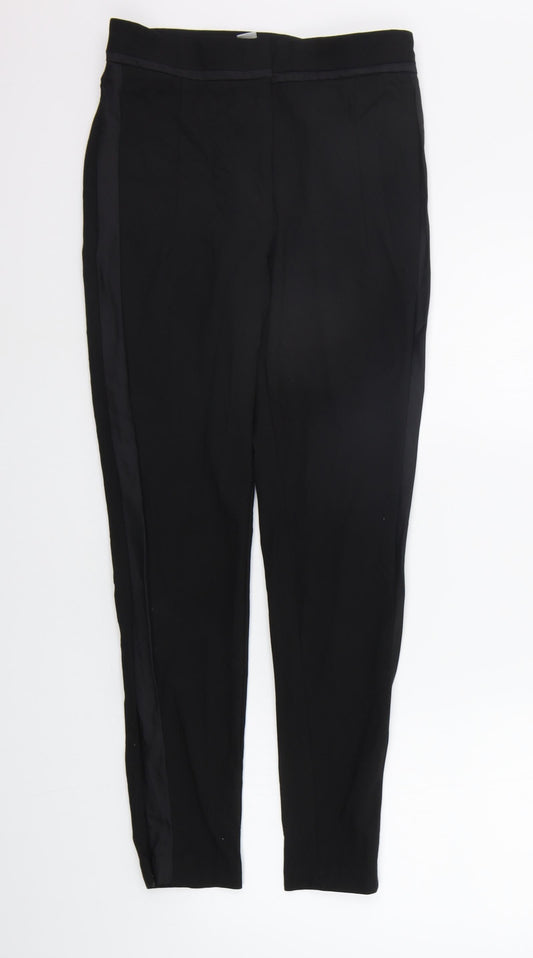 Womens UK Size 8 H&M Regular Fit  Black Trousers