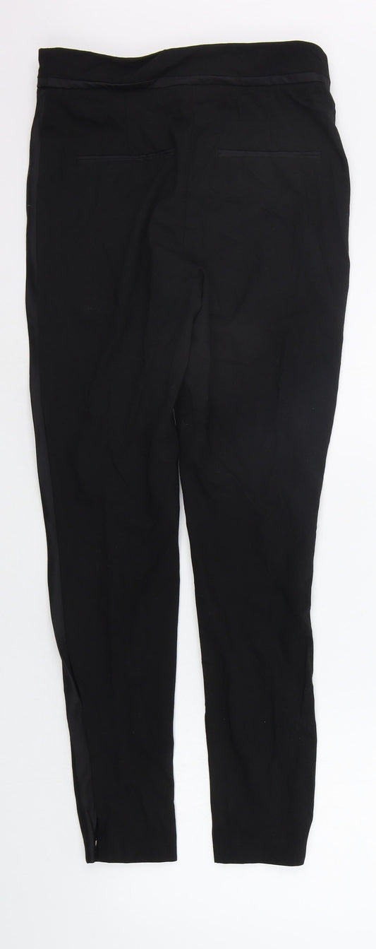 Womens UK Size 8 H&M Regular Fit  Black Trousers