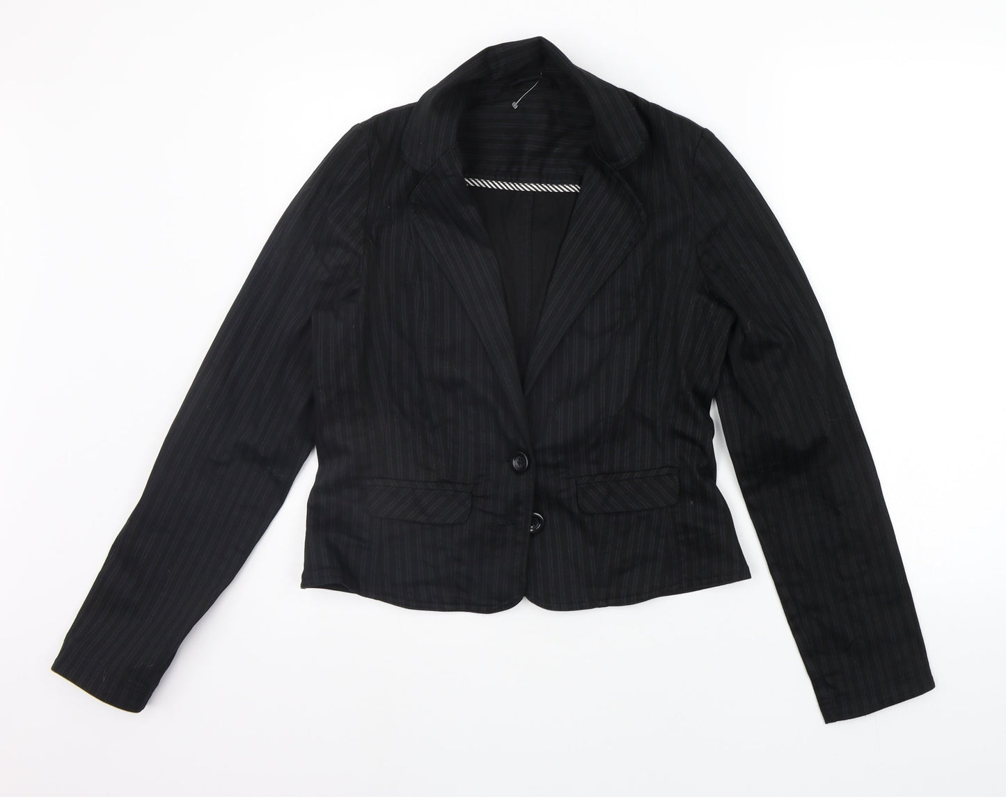BAY Womens Black   Jacket Blazer Size 12