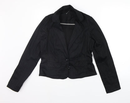 BAY Womens Black   Jacket Blazer Size 12