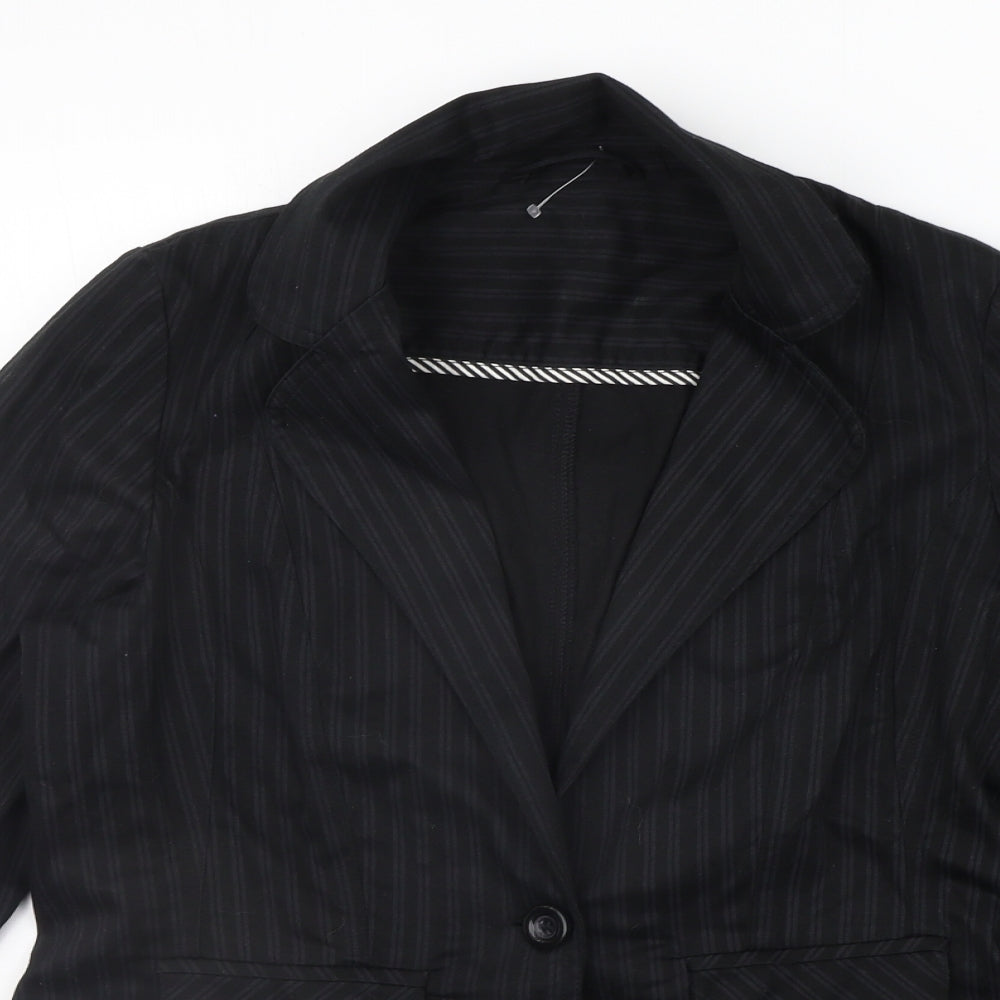 BAY Womens Black   Jacket Blazer Size 12