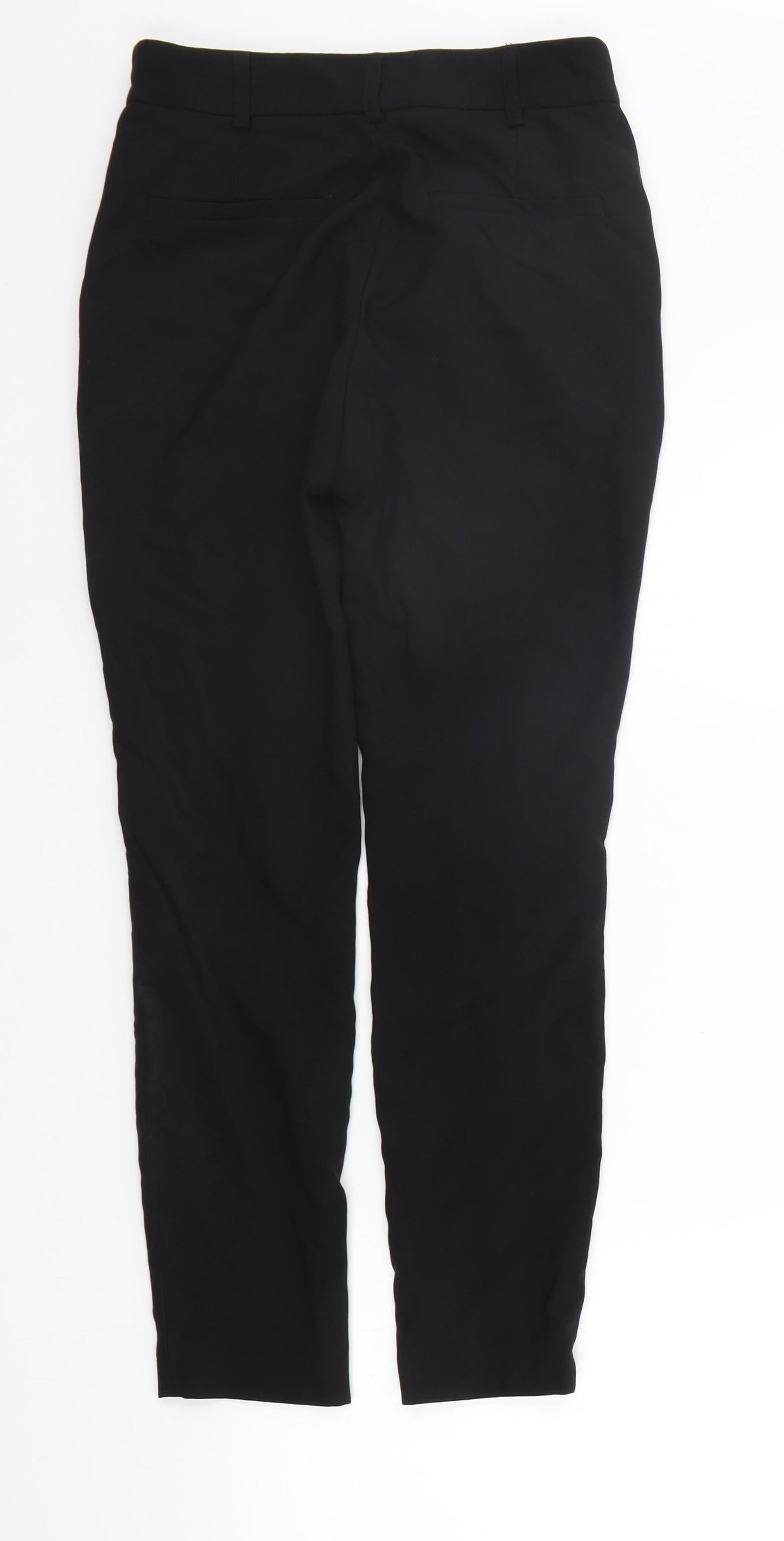 Womens UK Size 4 NEXT Regular Fit Sweatpants Black Trousers