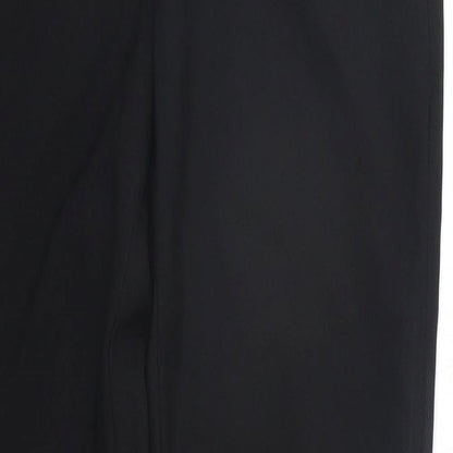 Womens UK Size 4 NEXT Regular Fit Sweatpants Black Trousers