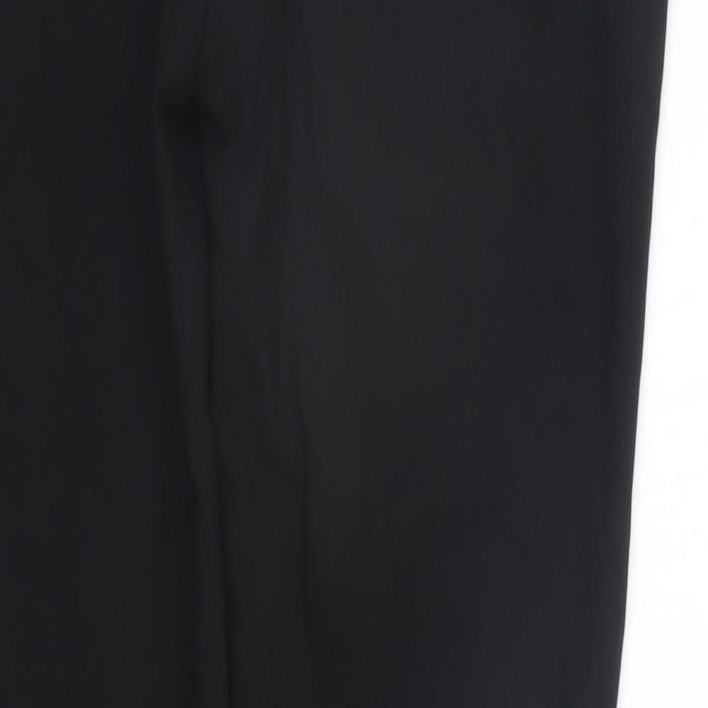 Womens UK Size 4 NEXT Regular Fit Sweatpants Black Trousers