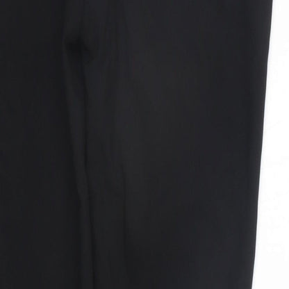 Womens UK Size 4 NEXT Regular Fit Sweatpants Black Trousers